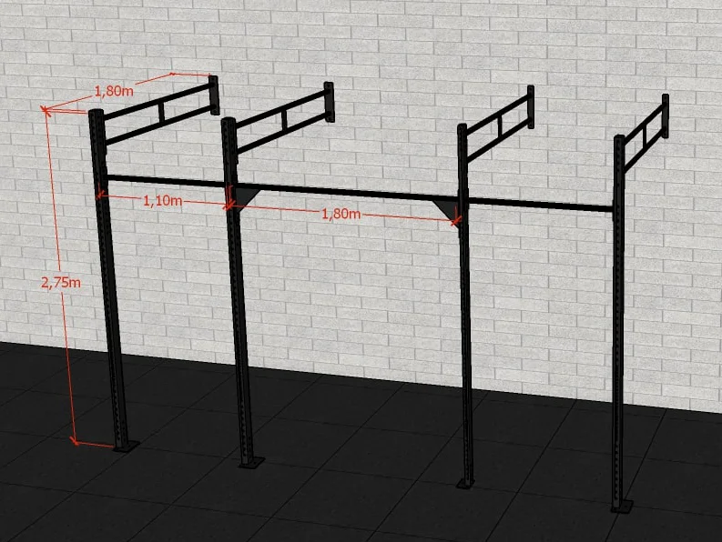 Rack Crossfit – Anilhas de Minas 4.1 50×50