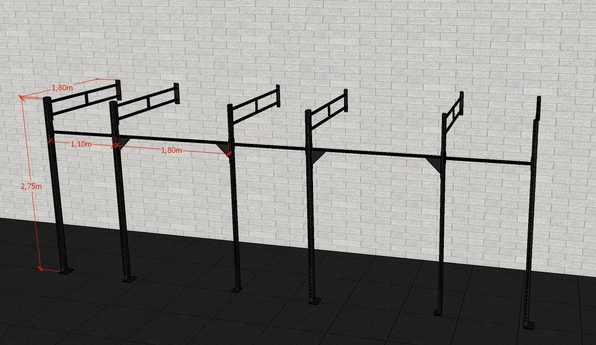 Rack Crossfit – Anilhas de Minas 6.1 50×50