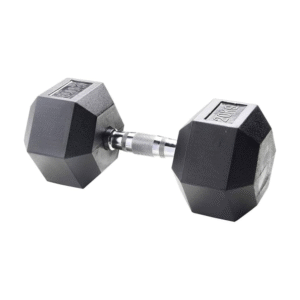 Kit Dumbell Injetado Sextavado - pegada cromada - 12,5 a 30kg